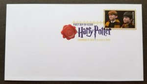 *FREE SHIP USA US Harry Potter 2013 Movie Magic Novel (FDC) *color Postmark