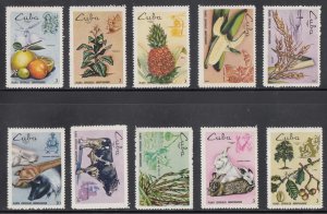 Cuba Scott #1446-1457 MH