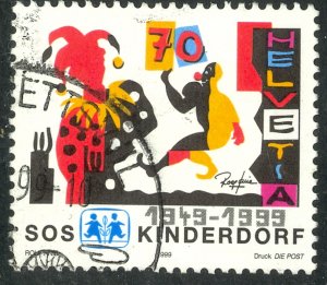 SWITZERLAND 1999 SOS CHILDREN'S VILLAGE Issue Sc 1050 VFU