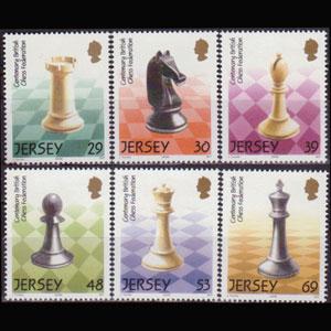 JERSEY 2004 - Scott# 1106-11 Chess Fed.Cent. Set of 6 NH