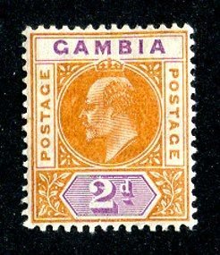 1906 Gambia Sc #43 m* cv.$14 ( 9064 BCXX5 )