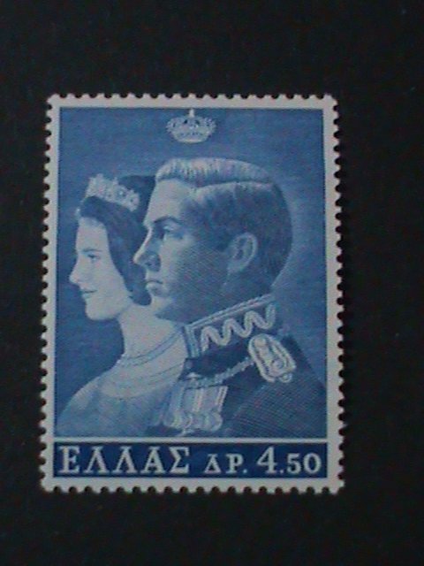 GREECE-1964-SC#805-ROYAL WEDDING-KING CONSTANTINE II -MNH--LAST ONE-60 YEARS OLD