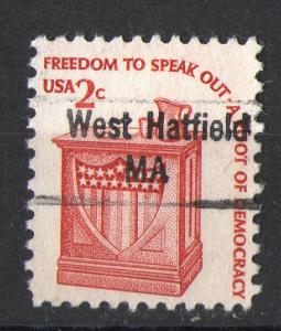 Massachusetts Precancels: West Hatfield