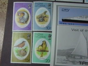 TRISTAN da CUNHA # 247-276 -MINT/NH-7 COMPLETE SETS +3 SOUVENIR SHEETS--1978-80