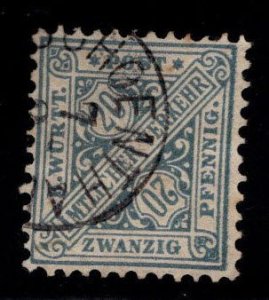 Wurttemberg Scott o127 Used official stamp