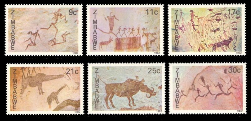 Zimbabwe 1982 Scott #446-451 Mint Never Hinged