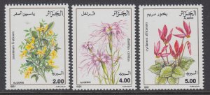 Algeria 936-938 Flowers MNH VF