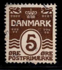 DENMARK  Scott 89 used 1921 stamp