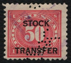 #RD9 50c Stock Transfer, Used [54] **ANY 5=FREE SHIPPING**