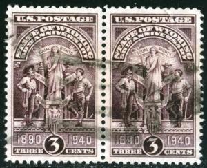 United States - SC #897 - USED PAIR - 1940 - Item USA1035