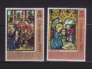 Antigua 224-225 MNH Christmas (E)