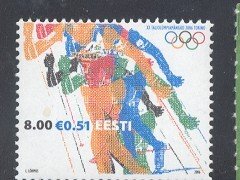 Estonia Sc 531 2006 Turin Winter Olympics stamp mint NH