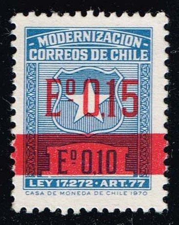 Chile #RA5 Postal Tax; Used (0.25)