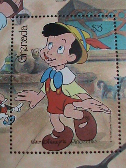 ​GRENADA STAMP- 2011-DISNEY CARTOON STAMP-PINOCCHIO MNH S/S SHEET VERY FINE