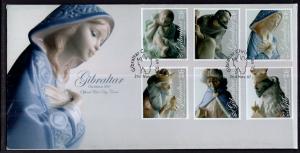 Gibraltar 1109-1114 Christmas U/A FDC