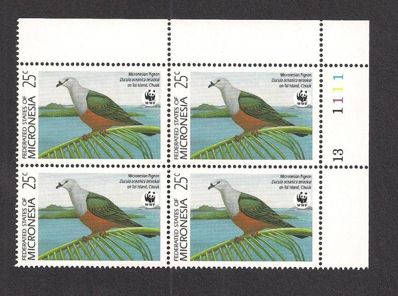 MICRONESIA SC# 109 F-VF MNH 1990 PB/4