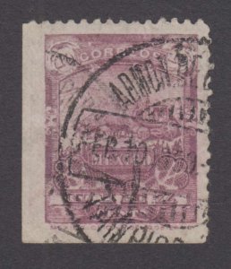 MEXICO 1898 Sc 284 KEY VALUE UNWATERMARKED PERF 12 TAMPICO Cds F,VF SCV$175