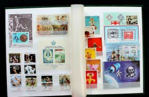 Costa Rica Stamp Collection Lot of 152 MNH, MH & Used in Vintage Album