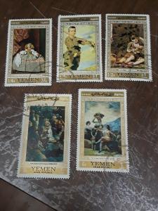 Yemen Pictorial Stamp Collection 