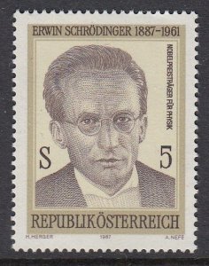 Austria 1404 Schrodinger, Physicist mnh