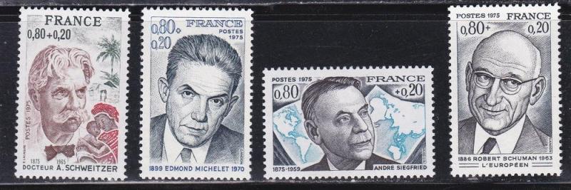 France # B483 / 487,Portraits, NH, 