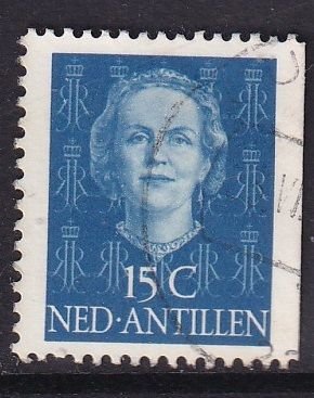 Netherlands Antilles #218a used 1979 Juliana  15c from Booklet