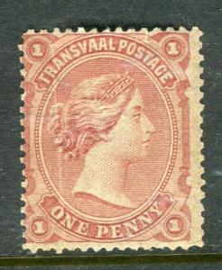 TRANSVAAL: 1878 early classic QV issue Mint hinged 1d. value