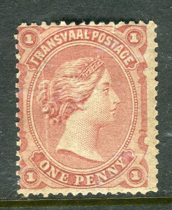 TRANSVAAL: 1878 early classic QV issue Mint hinged 1d. value