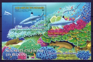 New Caledonia 964 MNH Marine Life Sharks Coral ZAYIX 0524M0233