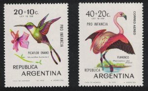 Argentina Chilean Flamingo Woodstar Birds 2v 1970 MNH SG#1293-1294