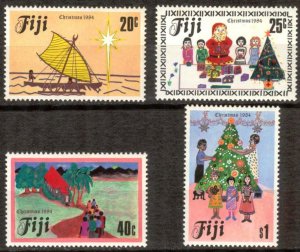 Fiji 1984 Christmas Ships 4 st MNH