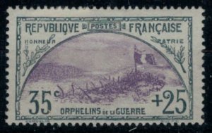 France 1917 SG374/Maury 152 War Orphan Semi-postal - MH (See Description)