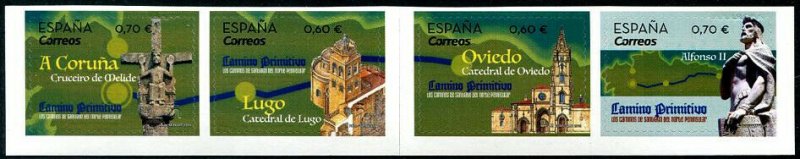 HERRICKSTAMP NEW ISSUES SPAIN St. James' Way Self-Adhesive Booklet