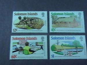 SOLOMON ISLANDS # 526-529 -MINT NEVER/HINGED-COMPLETE SET---QEII----1984