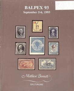 Balpex '93 - Public Auction 188, Bennett 188