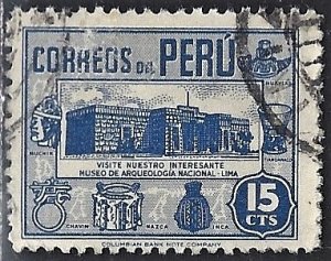 PERU #378, USED , 1938 - PERU104