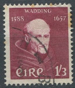 Ireland Sc#164 Used, 1s3p mag car, 300th Death Anniv. of Father Luke Wadding ...