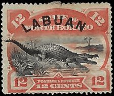 LABUAN   #55 USED (1)