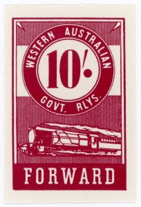 (I.B) Australia - Western Australia Railways : Parcels 10/-