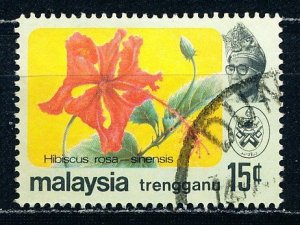 Malaya Trengganu #107 Single Used