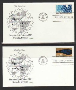 US 2006-2009 World's Fair 1982 Artmaster S/4 U/A FDC