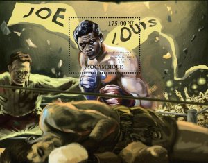 Joe Louis Stamp Boxing World Championship Boxer Sport S/S MNH #5609 / Bl.604