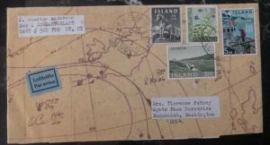 1964 Keflavík Iceland US Navy Cover To Suquamish WA USA J Anderson