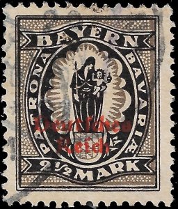 Germany-Bavaria 1920 Sc 270a U