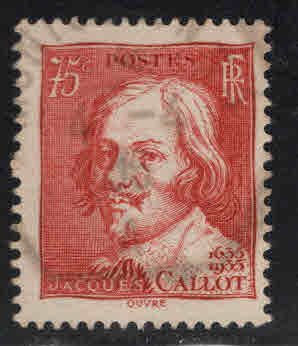 FRANCE Scott 305 Used 1935 Jacques Callot stamp