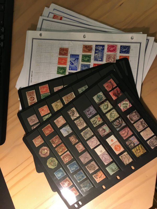 Collection of Great Britain stamps