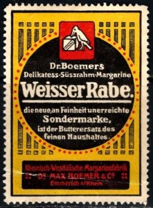 1913 German Poster Stamp Silesia German Cyclists' Association, Bundestag