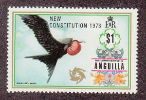 Anguilla New Constitiution Ovpt (Scott # 243) MNH 