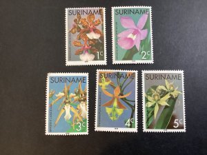 ICOLLECTZONE Surinam 427-31 blocks XF NH Flowers (B200)