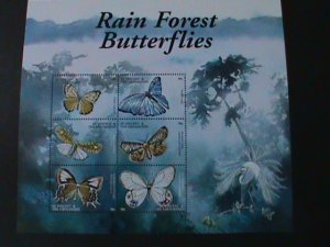 ​ST. VINCENT GRENADINE-COLORFUL BEAUTIFUL LOVELY BUTTERIES -MNH-SHEET-VF